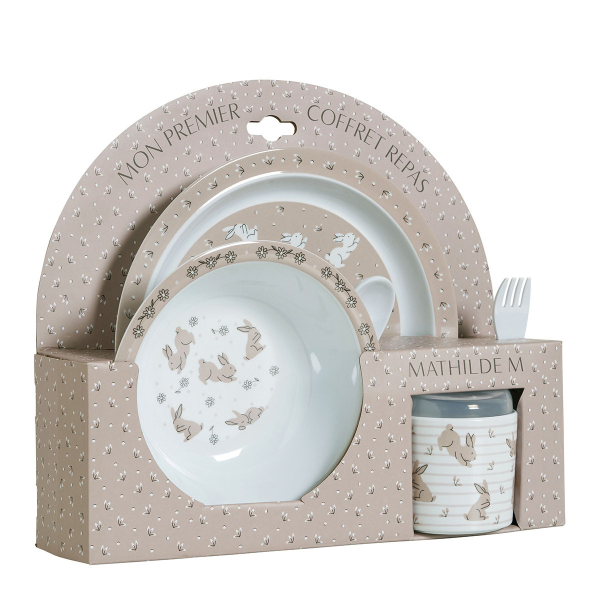 Set pappa in melamina La Ronde des petits lapins - Mathilde M.